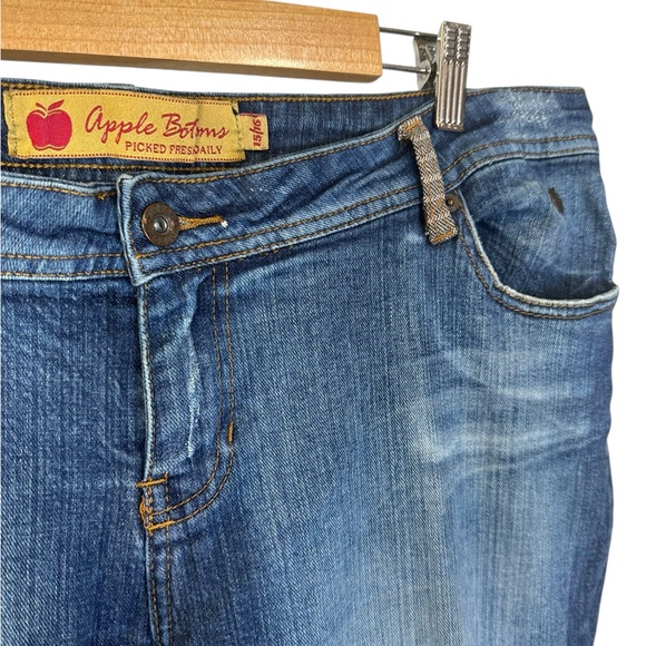 Y2K Vintage Apple Bottom Jeans | Original Apple Embroidery | Womens Size 32 - Picture 3 of 8